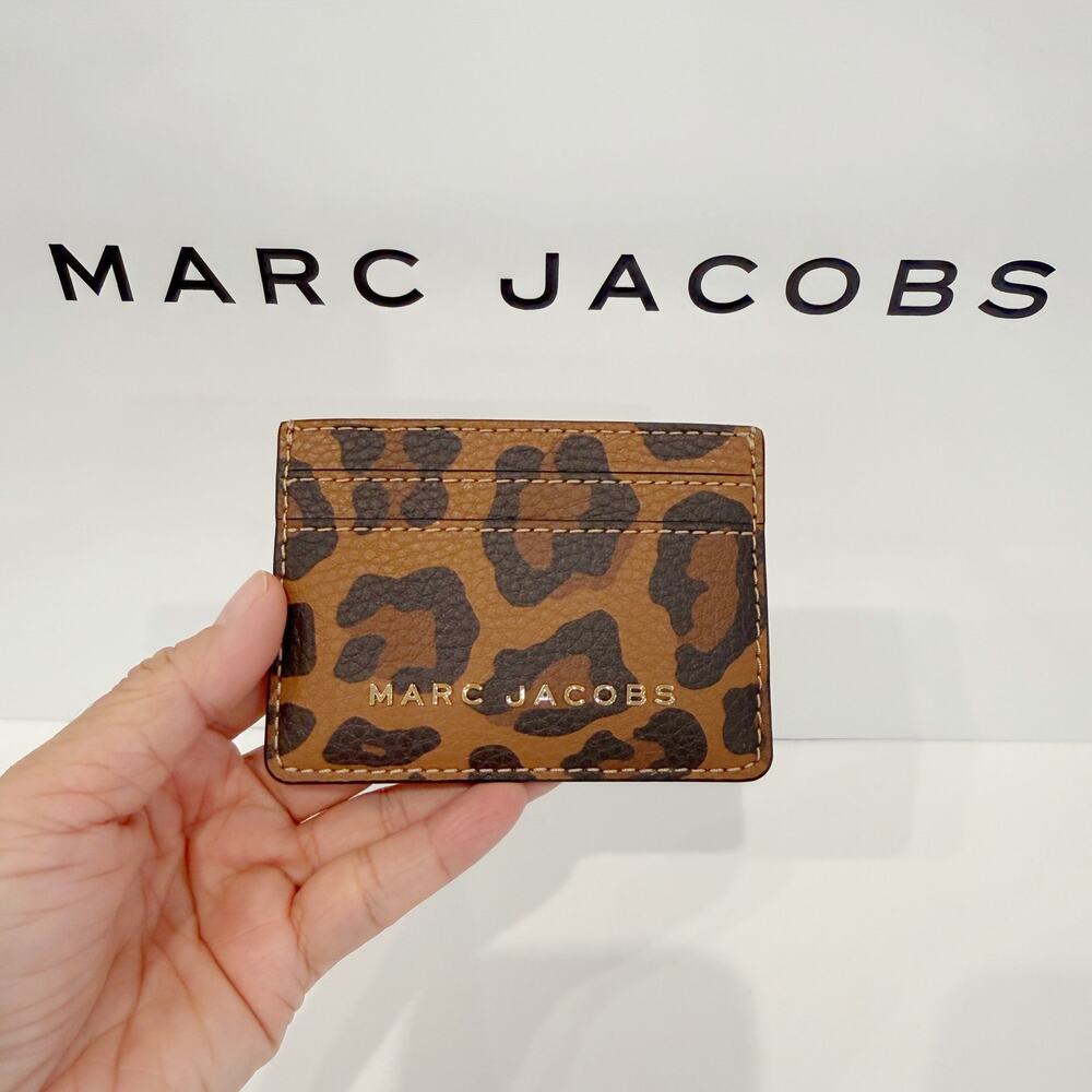 MARC JACOBS 4F6SMP005H01 Card Case LEOPARD MULTI $98